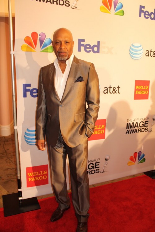 Photo:  The Chocolate Voice.  Actor James Pickens, Jr. at 2012 NAACP Image Awards Luncheon.