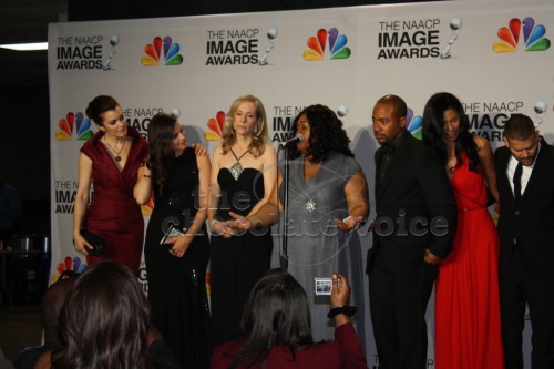 Shonda Rhimes and Cast of Scandal