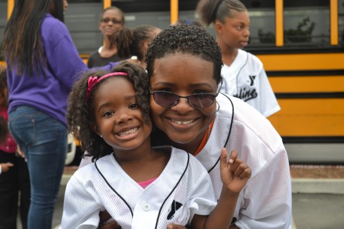 Drumeline Director, Tyra Hawthorne and daughter, Timyra Payne