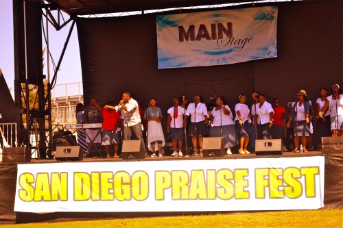 Total Deliverance Church Choir perform at the Sixth Annual San Diego Praise Fest