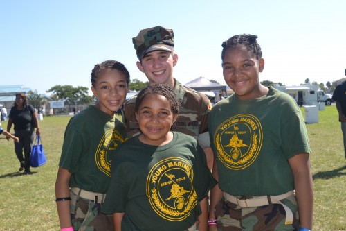 Members of the San Diego Young Marines