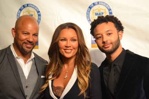 Honoree, GRAMMY Award winner Vanessa Williams, received the Trailblazer Award  Walked the red carpet with her brother, Chris Williams and her son, Devin Hervey.