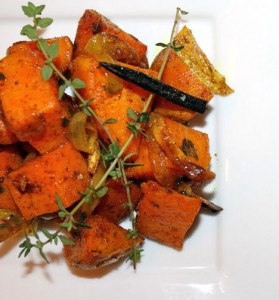 Curried Baked Sweet Potatoes