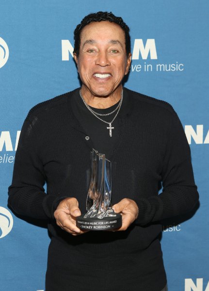  Pictured:  Smokey Robinson, 2014 in Anaheim, California. (January 22, 2014 - Source: Jesse Grant/Getty Images North America)