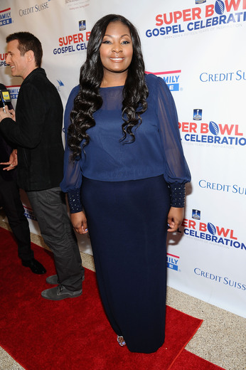 Singer Candice Glover attends the Super Bowl Gospel Celebration 2014 on January 31, 2014 in New York City. (Photo by Gary Gershoff/Getty Images for Super Bowl)