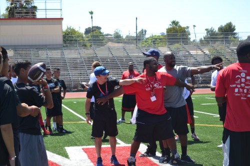 San Diego Chargers and Larry English, L.E.A.D on and off the Field with student athletes