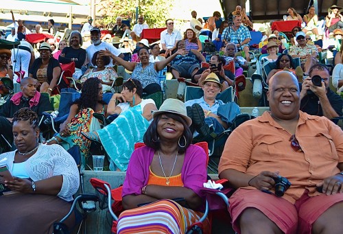 Fans enjoy the sounds of smooth jazz at the creek. Photo credit: Trevor Jacobs
