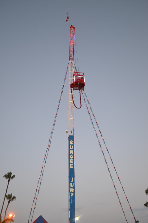 Nephew Bungee jumping. This NOT on my bucket list.