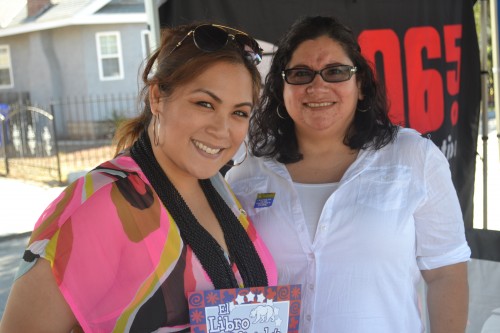 Staff of Assembly Women Lorena Gonzalez, District 80 poses for a photo in between sharing information.