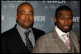 Chris Lighty with 50 cent.