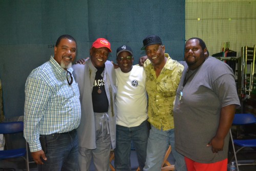 Terry Mack, Louis Gossett, Jr., Alex Brown, Tony Brubaker and Mark Richardson.