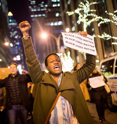 #BlackLivesMatter, #HandsUpDontShoot and #Icantbreathe