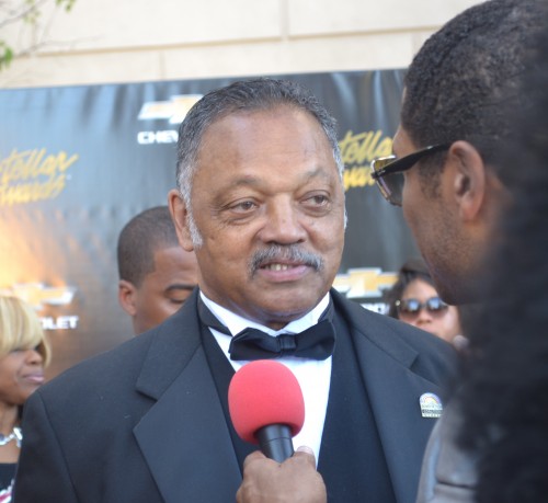 The Reverend Jessie Jackson attends the 2015 Stellar Awards show.