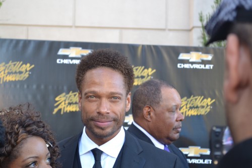 Gary Dourdan, Being Mary Jane, attended the Stellar Awards show.