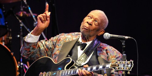 Riley B. King (B.B. King) on Sept. 16, 1925- May 14, 2015 (Photo by Steve Jennings/WireImage)