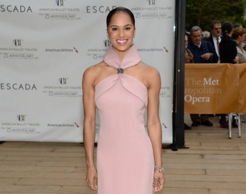 Misty Copeland attends the American Ballet Theatre's 75th Anniversary Diamond Jubilee Spring Gala at the Metropolitan Opera House on Monday, May 18, 2015, in New York. (Photo by Evan Agostini/Invision/AP) 