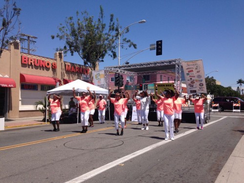  Errverybodi Dancers , step dance for the crowd at the 2nd Annual Imperial Street Festival.