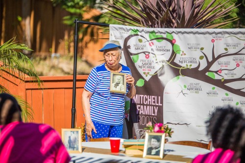 Cousin Jewell Downing, breaks down the family tree.