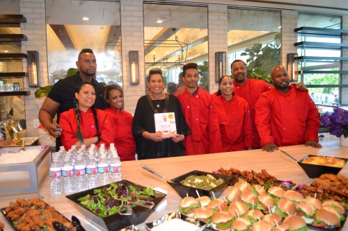 The cast and staff of OWN's "Welcome to Sweetie Pie's," and Sweetie Pie's restaurant.