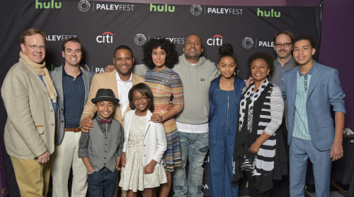 HOLLYWOOD, CA - MARCH 13: Cast and creatives of black-ish at PaleyFest LA 2016 honoring black-ish, presented by The Paley Center for Media, at the Dolby Theatre on March 13, 2016 in Hollywood, California. © Michael Bulbenko for the Paley Center