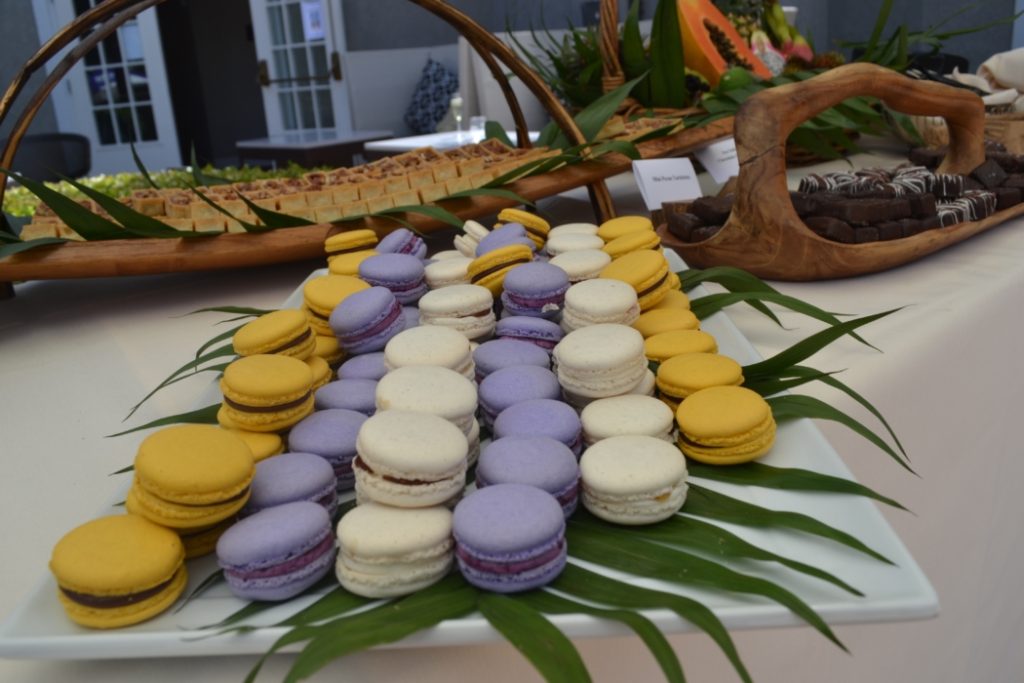 Pamplemousse Grill created these delicious macaroons in lemon, vanilla and purple in honor of the artist Prince's recent passing.