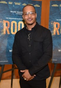 "ATLANTA, GA - MAY 09: (EXCLUSIVE COVERAGE) Actor/rapper Tip "T.I." Harris attends HISTORY's "Roots" Atlanta advanced screening at National Center for Civil and Human Rights on May 9, 2016 in Atlanta, Georgia. (Photo by Paras Griffin/Getty Images for History/Roots)"