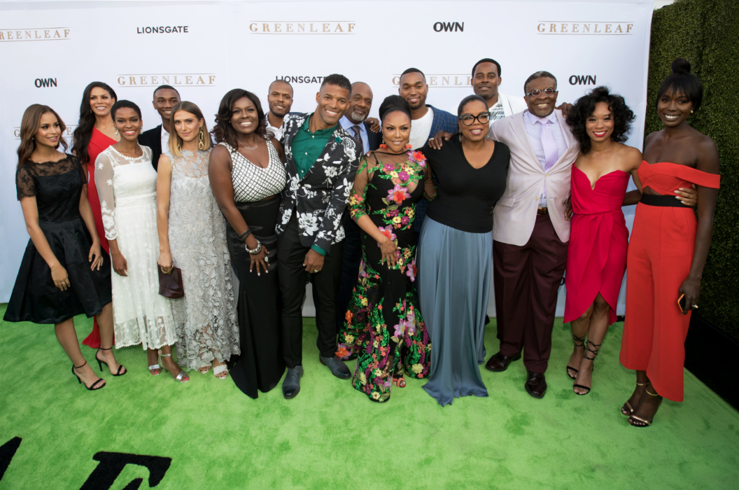 See full caption in email - Cast of Greenleaf at OWN Los Angeles Premiere of Greenleaf_PhotoCredit Getty Images _ Mark Davis_ MWD16004_r1