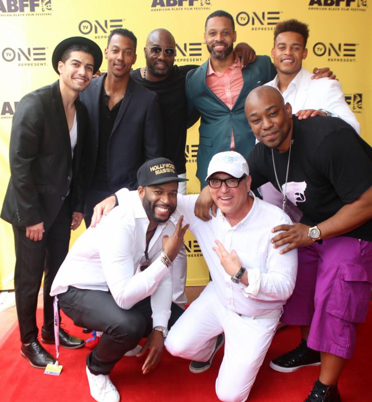 TV-One-President-Brad-Siegel-and-cast-members-of-Bad-Dad-Rehab-at-the-2016-ABFF