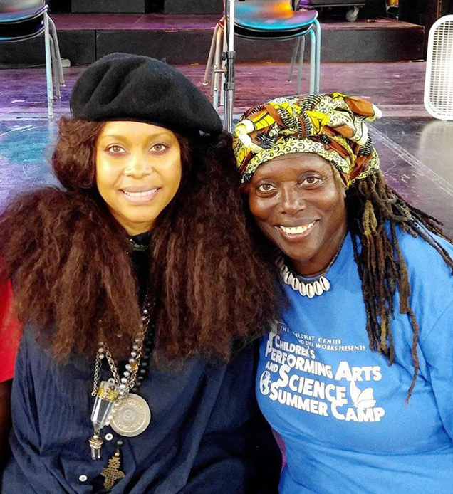 via Facebook: Erykah and World Beat founder Makeda