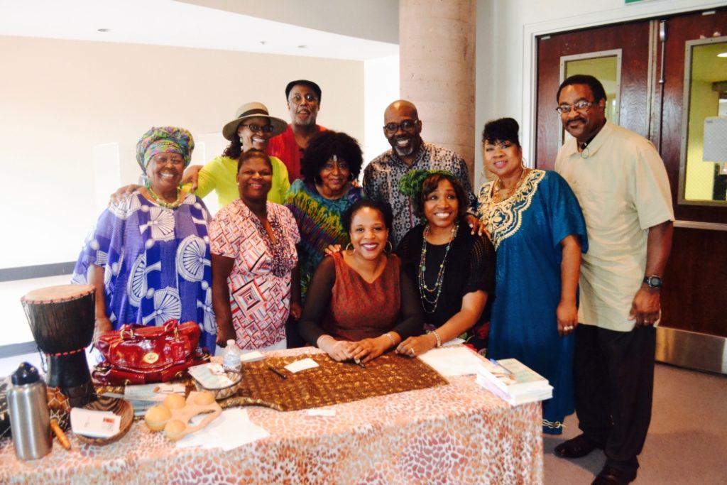 Pictured: Members of the BSSD and author Tayari Jones.